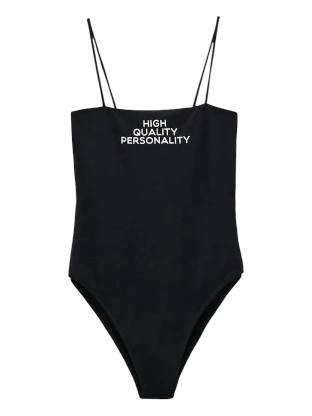 ZARA Black Spaghetti Strap Bodysuit